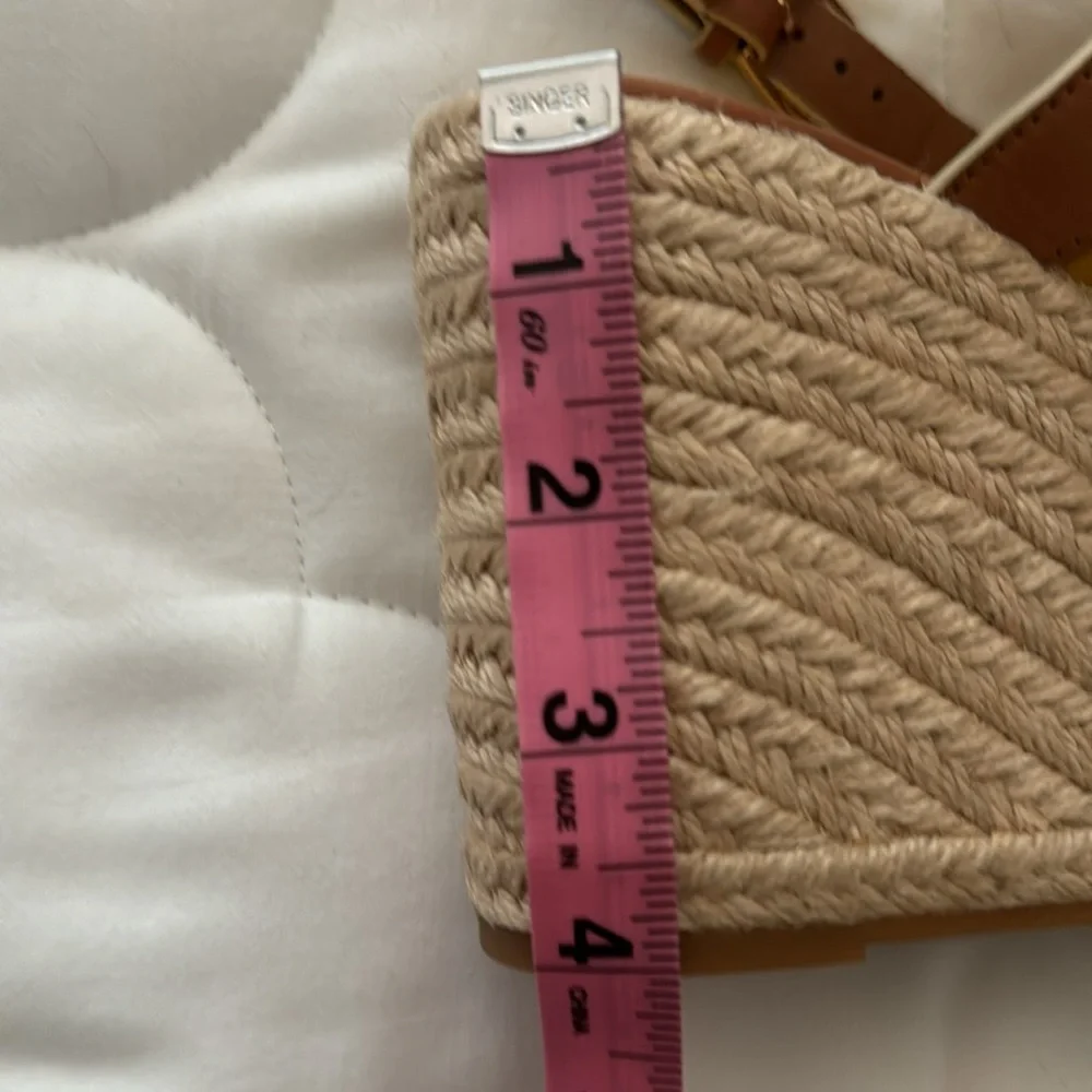 Tory Burch Ines Wedge Espadrille Platform Sandals. 8M. New, no box.